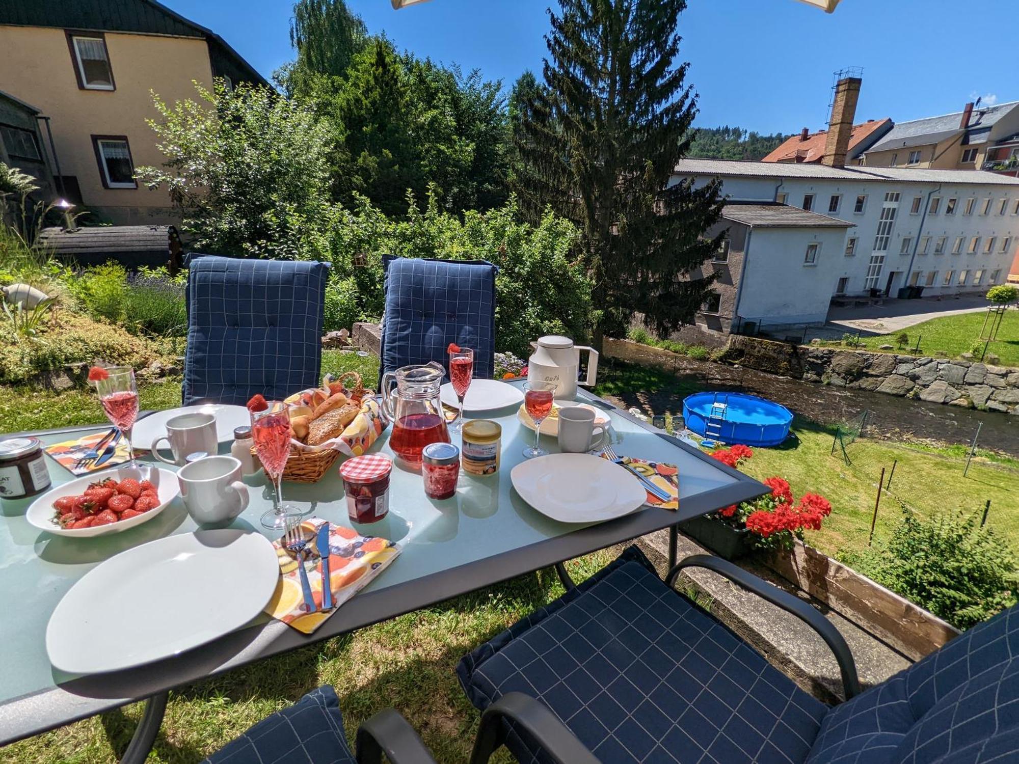 Hw3 - Urlaubsmagie - Helle, Grosse Wohnung Mit Pool Sebnitz Extérieur photo