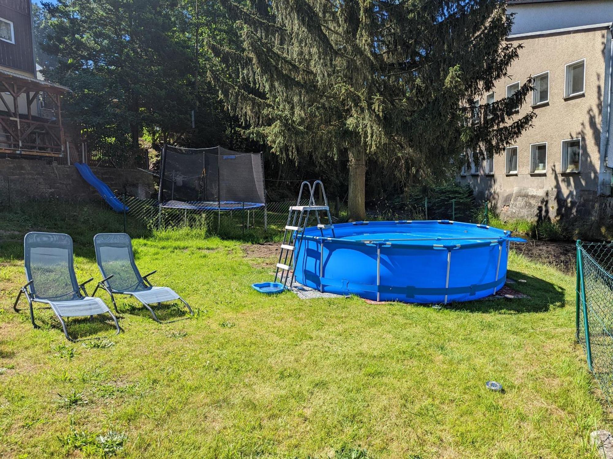 Hw3 - Urlaubsmagie - Helle, Grosse Wohnung Mit Pool Sebnitz Extérieur photo