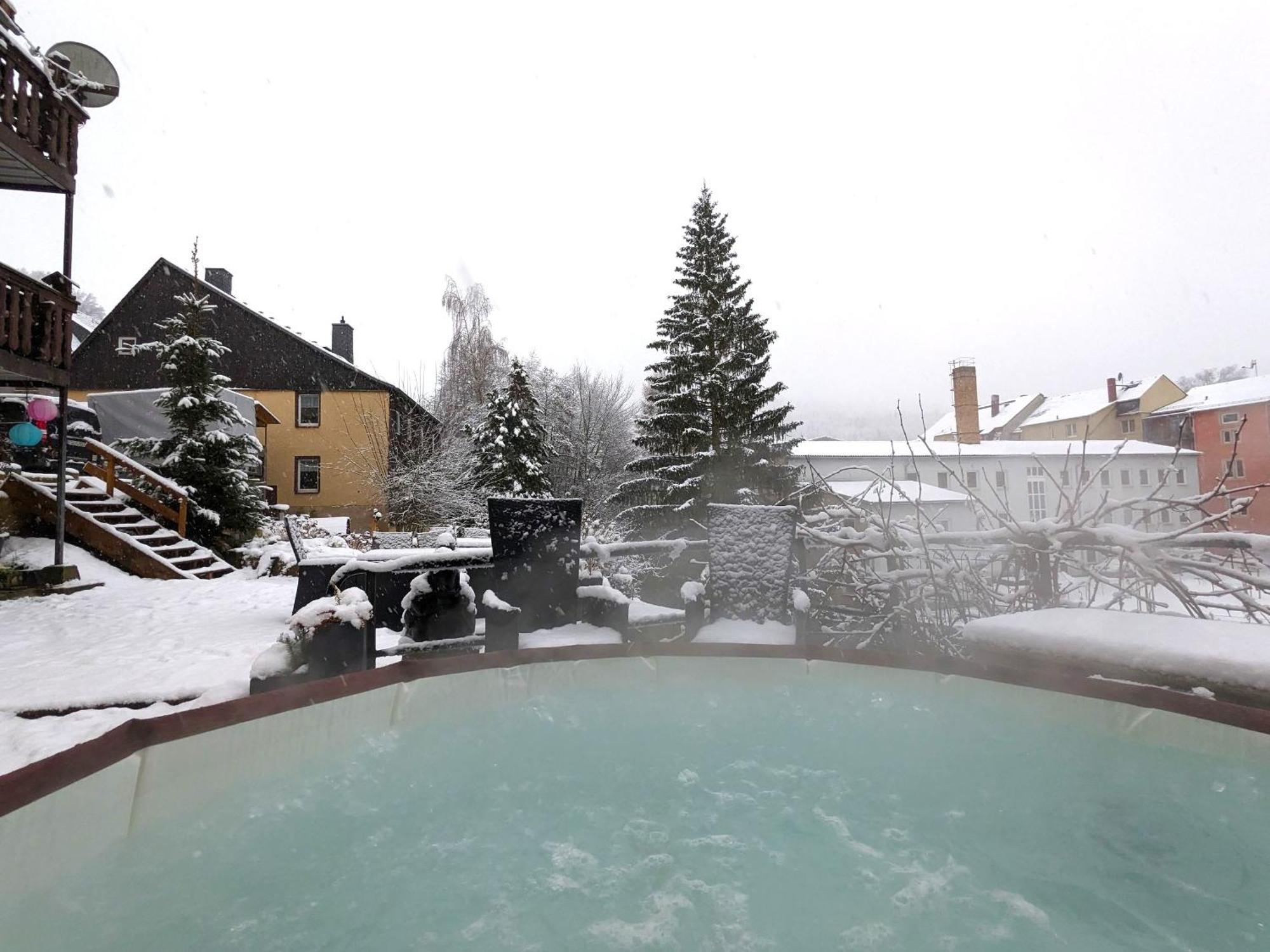 Hw3 - Urlaubsmagie - Helle, Grosse Wohnung Mit Pool Sebnitz Extérieur photo
