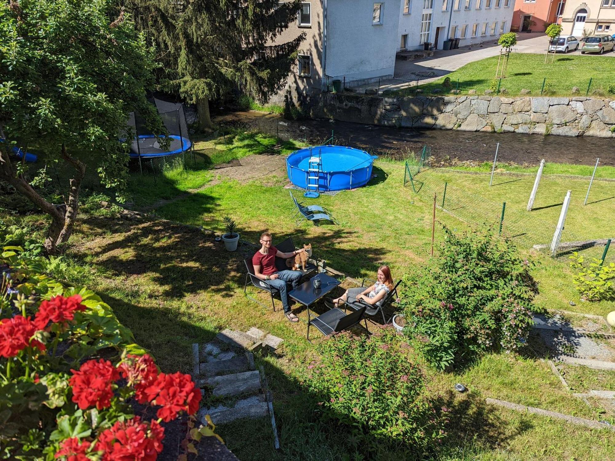 Hw3 - Urlaubsmagie - Helle, Grosse Wohnung Mit Pool Sebnitz Extérieur photo