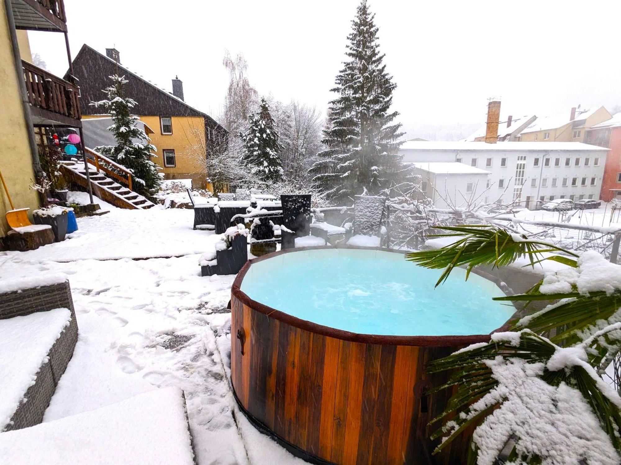Hw3 - Urlaubsmagie - Helle, Grosse Wohnung Mit Pool Sebnitz Extérieur photo