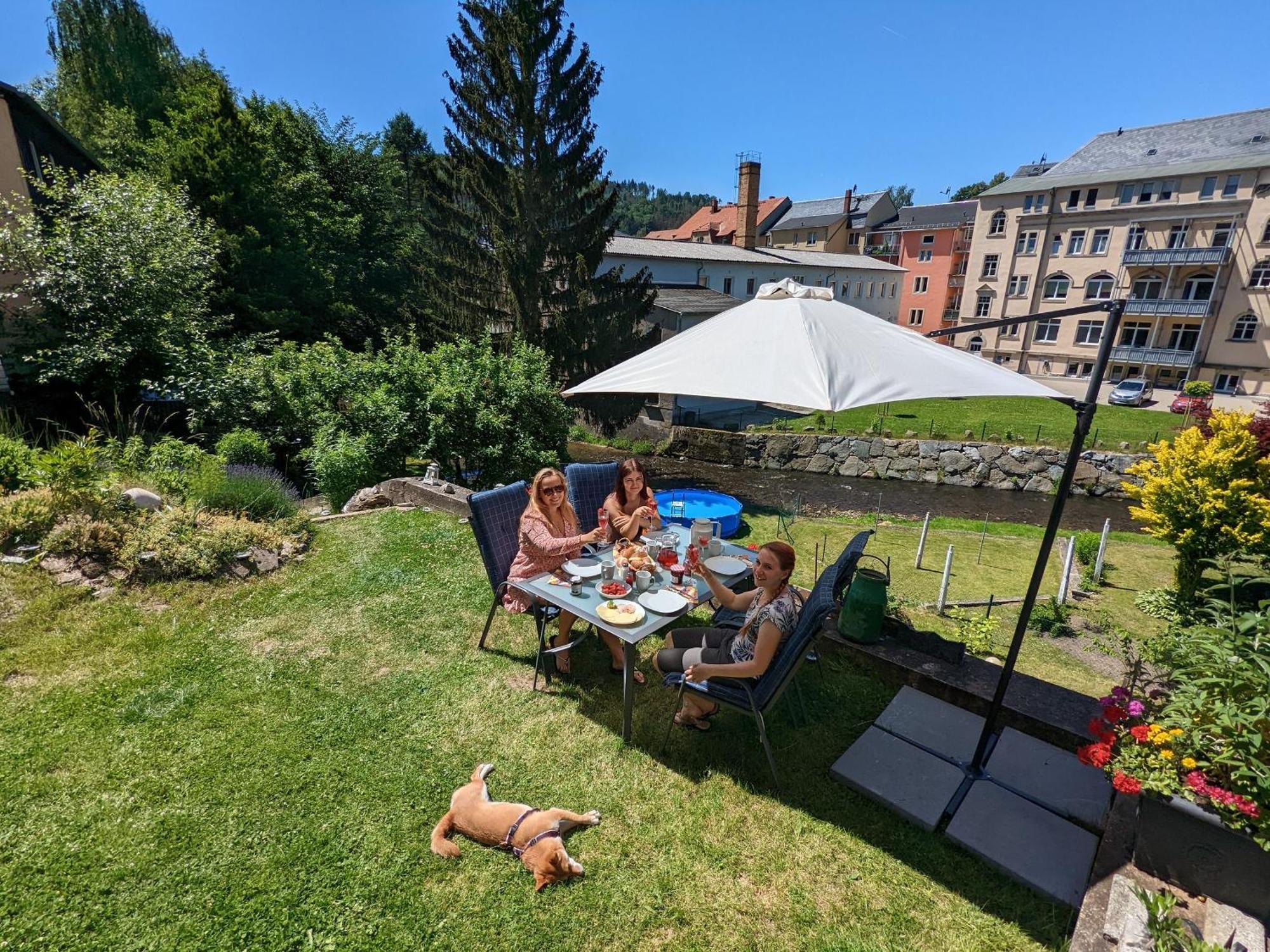 Hw3 - Urlaubsmagie - Helle, Grosse Wohnung Mit Pool Sebnitz Extérieur photo