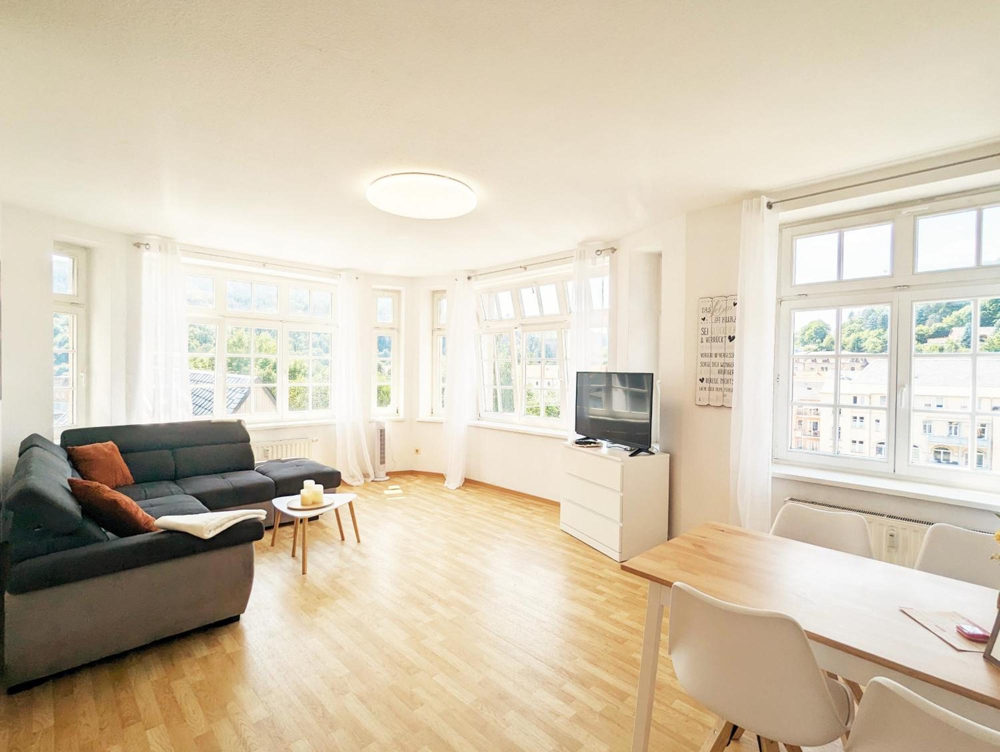 Hw3 - Urlaubsmagie - Helle, Grosse Wohnung Mit Pool Sebnitz Extérieur photo