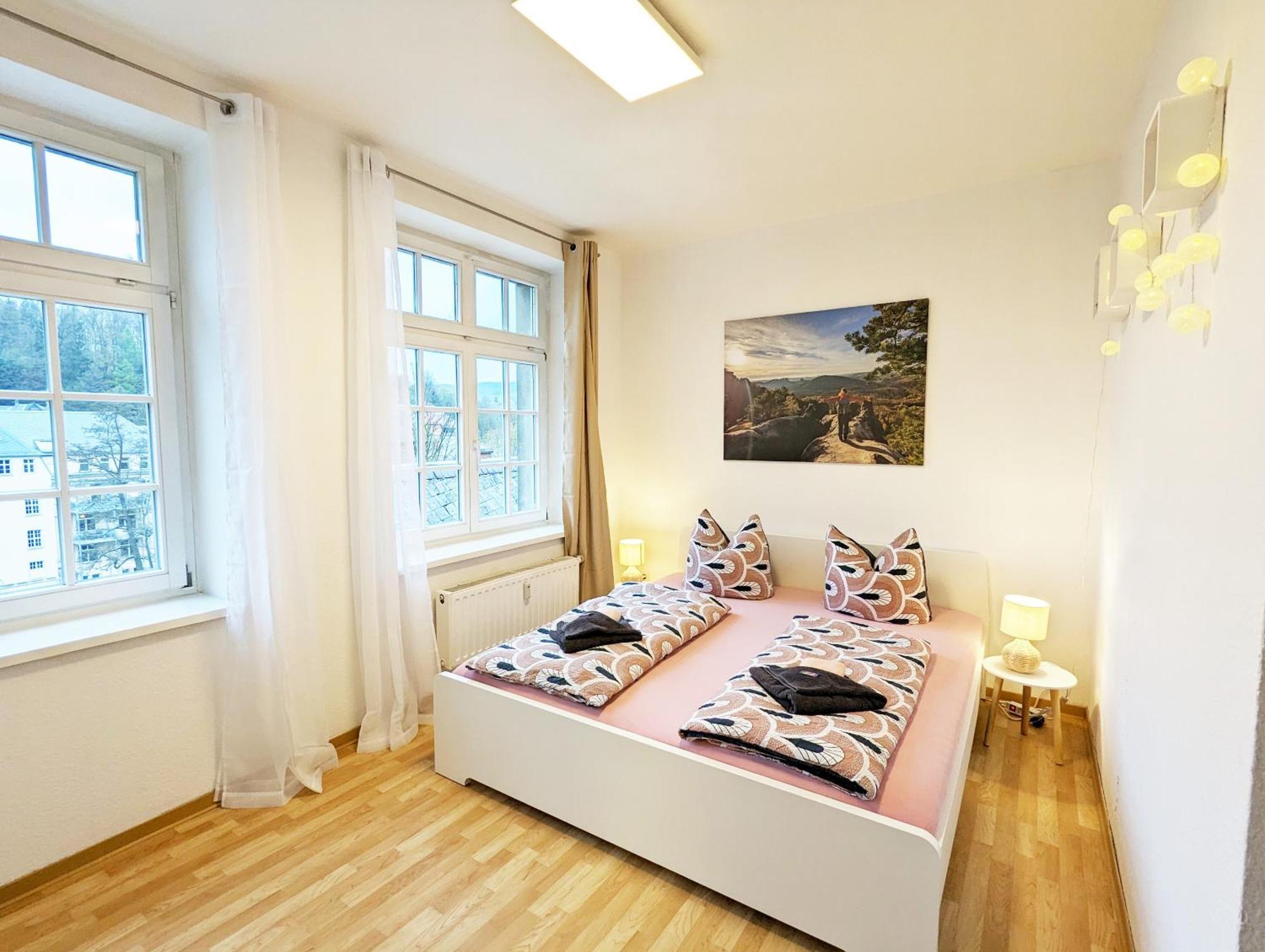 Hw3 - Urlaubsmagie - Helle, Grosse Wohnung Mit Pool Sebnitz Extérieur photo
