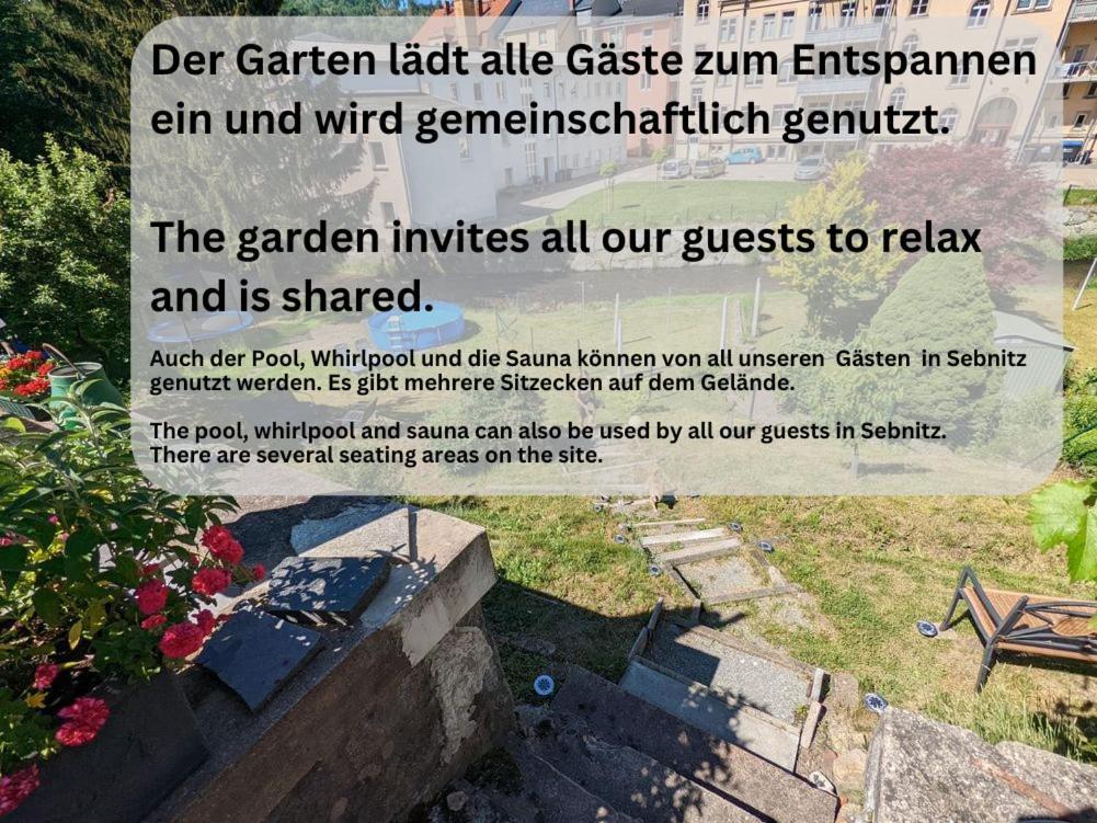 Hw3 - Urlaubsmagie - Helle, Grosse Wohnung Mit Pool Sebnitz Extérieur photo